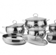 Set gătit inox 12 pcs